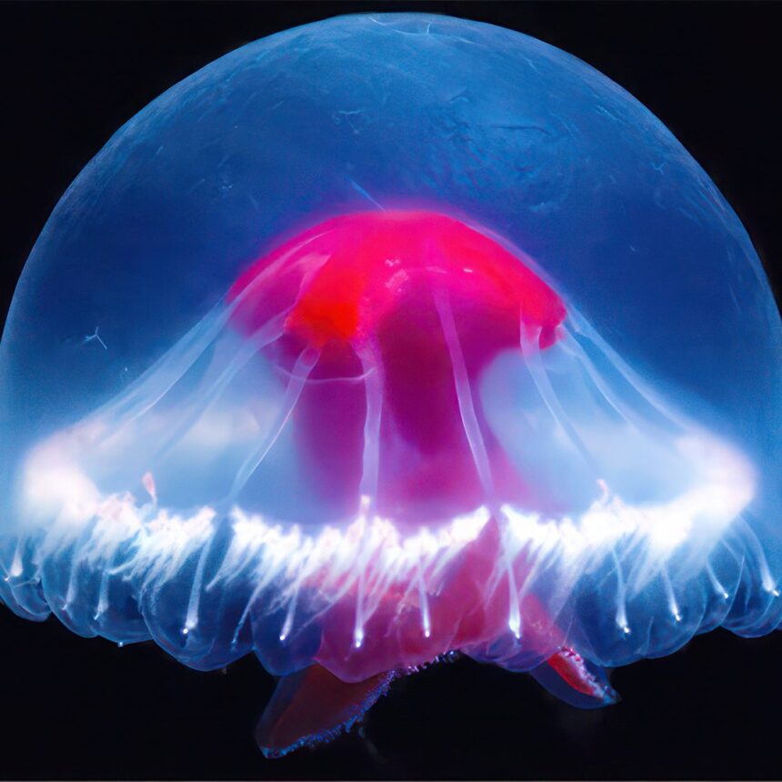 Captivating Discovery of rare type of jellyfish